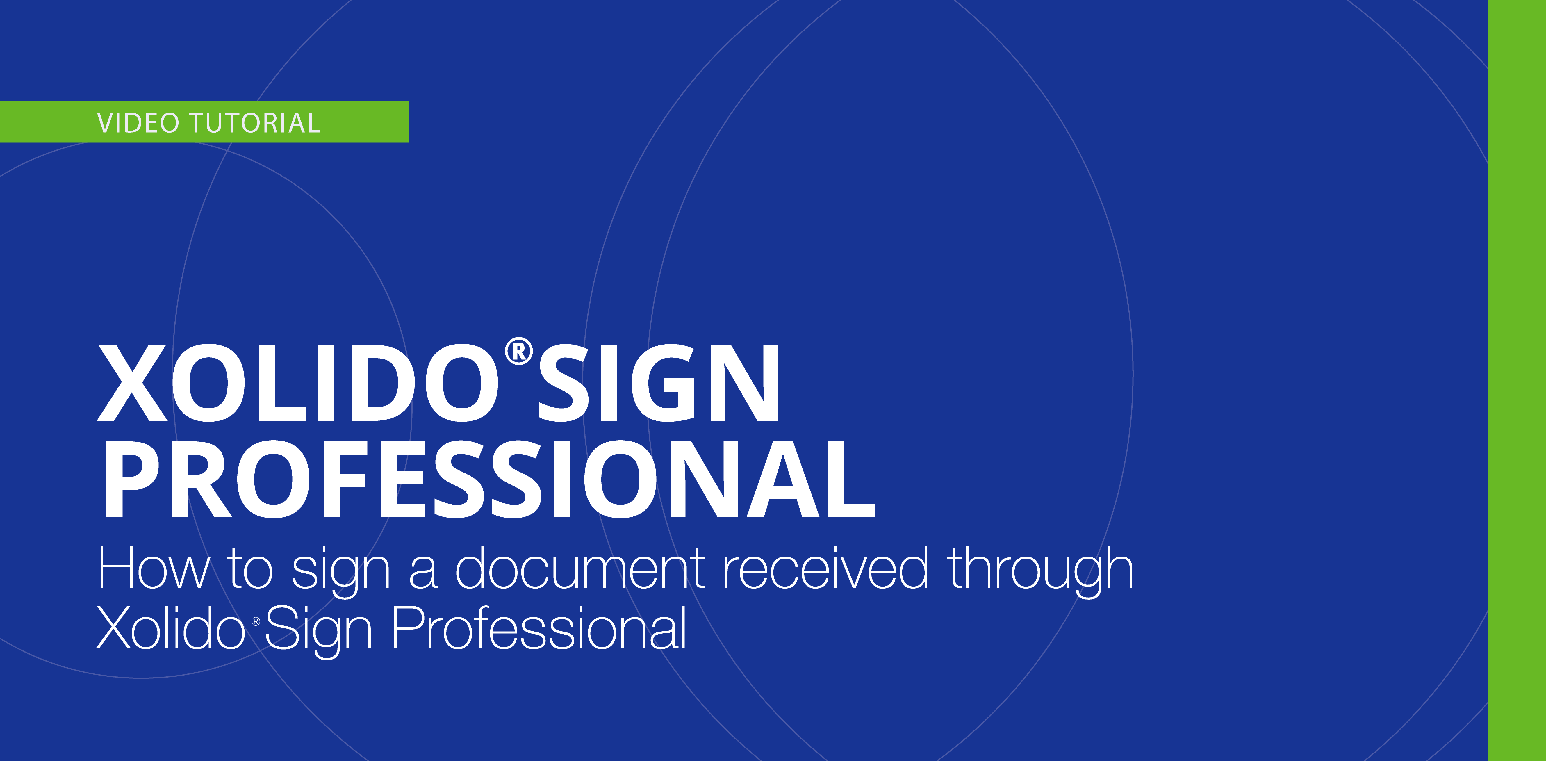 How to sign a document received through XolidoSign Professional