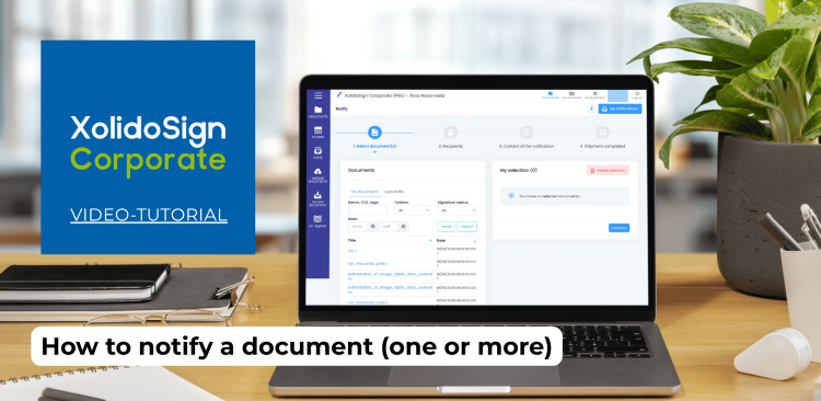 How to notify a document (one o more)