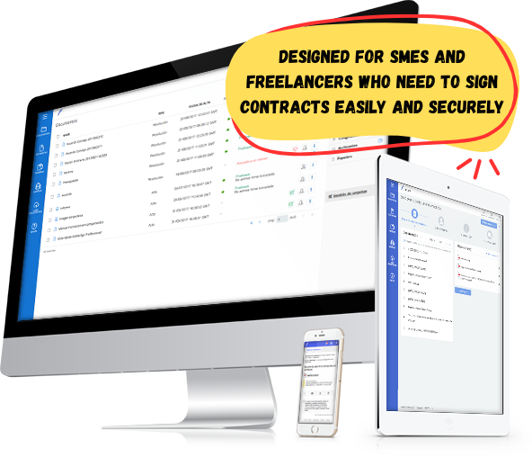 XolidoSign Professional - Certified delivery and secure access of documents, certified electronic notifications, signature with or without electronic certificate and request operations to third parties