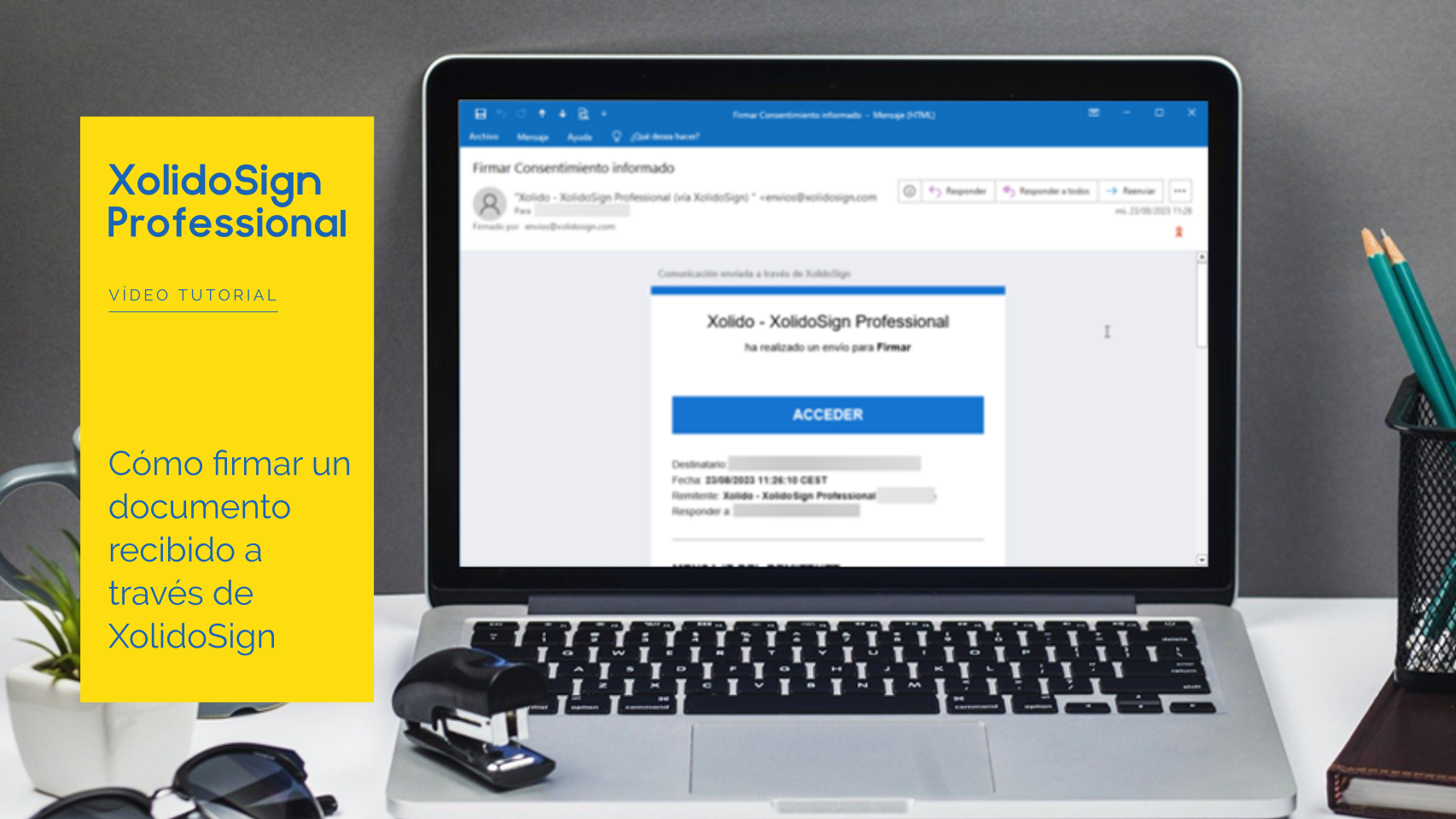 How to sign a document received through XolidoSign