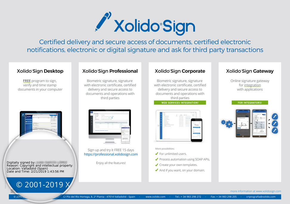 XolidoSign Desktop - Visible signature mark on PDF document